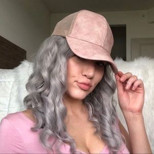 NEW Pink & Taupe Women’s Baseball Cap